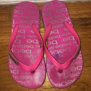 Bebe flip-flops